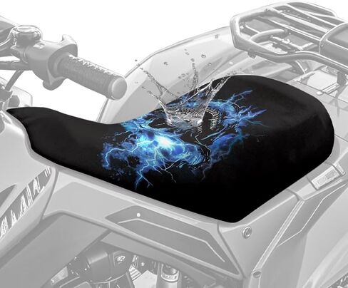غطاء مقعد صيد مموه ATV مقاوم للماء غطاء مقعد عالمي ذو أربع عجلات متوافق مع Polaris Sportsman 570 450 850، Polaris Scrambler 400 500 850 1000 in Kuwait