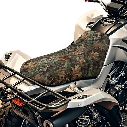 غطاء مقعد صيد مموه ATV مقاوم للماء غطاء مقعد عالمي ذو أربع عجلات متوافق مع Polaris Sportsman 570 450 850، Polaris Scrambler 400 500 850 1000 in Kuwait