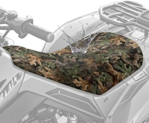غطاء مقعد صيد مموه ATV مقاوم للماء غطاء مقعد عالمي ذو أربع عجلات متوافق مع Polaris Sportsman 570 450 850، Polaris Scrambler 400 500 850 1000 in Kuwait
