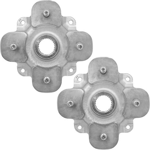 Caltric Wheel Hubs Compatible with Yamaha Grizzly 700 YFM700 2007-2023 / Grizzly 700 YFM700 FI 2009-2010 / Grizzly 550 YFM700 FI 2009-2010 / Grizzly 550 YFM550 2011-2014 in Saudi Arabia