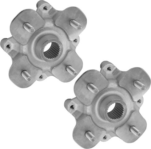Caltric Wheel Hubs Compatible with Yamaha Grizzly 700 YFM700 2007-2023 / Grizzly 700 YFM700 FI 2009-2010 / Grizzly 550 YFM700 FI 2009-2010 / Grizzly 550 YFM550 2011-2014 in Saudi Arabia