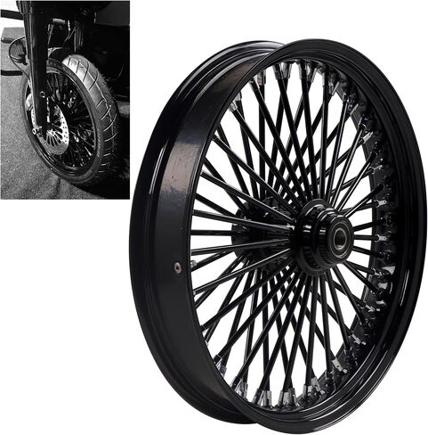 FatFlex 21 * 3.5'' Front Wheel for 00-06 Softail Harley 21 Wheel Updating, Spoke Laced 21x3.5 Fat Spoke Wheel for Harley Softail Front Wheel in Saudi Arabia