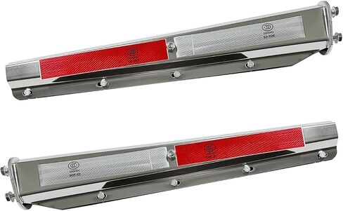 2PCS Stainless Steel Straight Spring Loaded Mud Flap Hanger Set, 2-1/2'' 2.5" Bolt Spacing 30" Length for Semi Trucks in Saudi Arabia