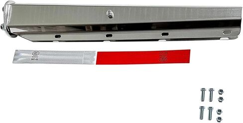 2PCS Stainless Steel Straight Spring Loaded Mud Flap Hanger Set, 2-1/2'' 2.5" Bolt Spacing 30" Length for Semi Trucks in Saudi Arabia