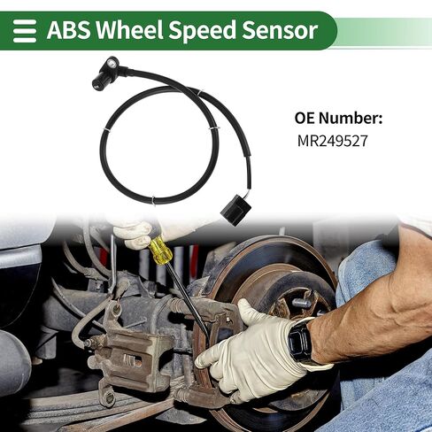 Motoforti ABS Wheel Speed Sensor ABS Sensor Anti-Lock Braking System Sensor for Mitsubishi Evo 2004-2006 No.MR249527 Rear Right in Saudi Arabia