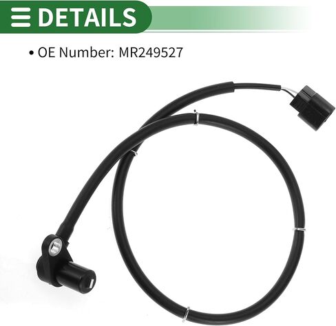 Motoforti ABS Wheel Speed Sensor ABS Sensor Anti-Lock Braking System Sensor for Mitsubishi Evo 2004-2006 No.MR249527 Rear Right in Saudi Arabia