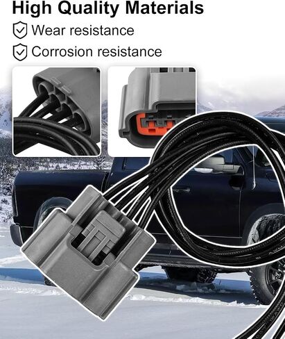 4 دبوس خريطة مدخل الهواء استشعار الضغط موصل تسخير المكونات صالح ل دودج رام 2500 3500 6.7L الكمون M11 ISC ISL ISM ISX، استبدال 2897333 2897334 5WK96802 2872784 4921322 4921324 1673785C91 in Saudi Arabia