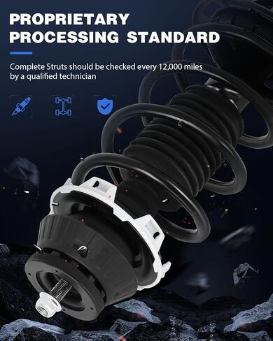 ECCPP Complete Struts Spring Assembly Front Drive and Passenger side Struts Shock Absorber Fit for 2006-2008 for Honda Fit 11411 11412 in Saudi Arabia