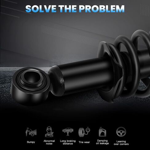 ECCPP 4pcs Front and Rear Pair Premium Quality Complete Strut Assembly Shock Absorber for 2003-2008 for Toyota Corolla 172115 172114 171373 in Saudi Arabia