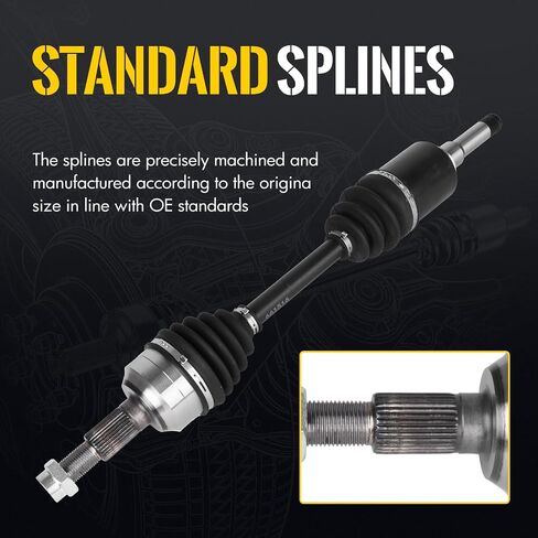 KUSATEC CV Axle Shaft Assembly Compatible with Chevy Equinox GMC Terrain 2010-2016, Front side, 2.4L L4, Replace# 66-1516 66-1517 in Saudi Arabia