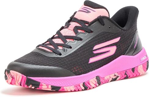 حذاء Viper Court Pro Pickleball للرجال من Skechers (أبيض/تركواز، 12.5) in Saudi Arabia