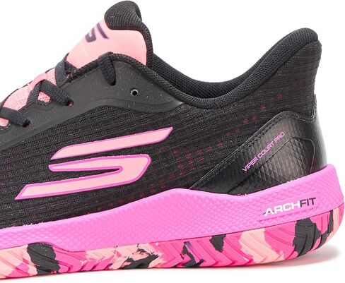 حذاء Viper Court Pro Pickleball للرجال من Skechers (أبيض/تركواز، 12.5) in Saudi Arabia