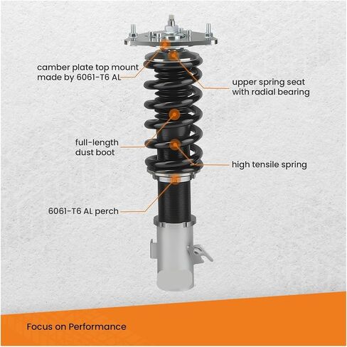 24 Way Damper Struts Springs Compatible for Subaru Impreza WRX GDB GDA 2002-2007 Kit in Saudi Arabia