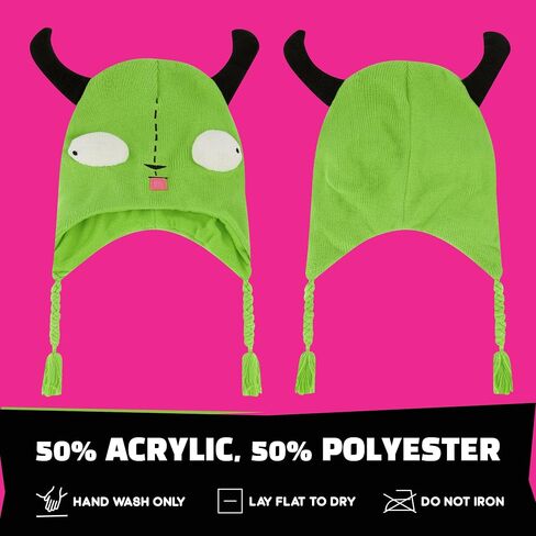 Invader Zim Beanie Hat, Gir Winter Knit Cap with Ears in Saudi Arabia