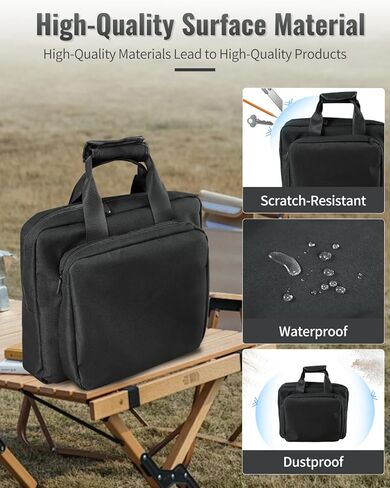 حقيبة سفر لـ Starlink Mini Gears - تصميم بجيب مزدوج - حقيبة يد لـ Starlink Mini Anatnna، كابل إيثرنت، مسند، مزود طاقة - للتخييم في الهواء الطلق in Kuwait