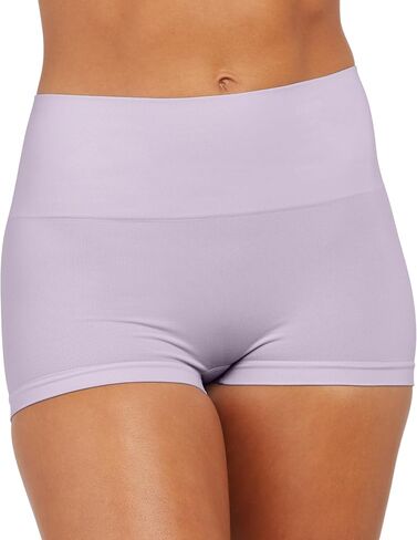SPANXshape Everyday Shaping Boyshort - Core Control Shapewear Underwear - Invisible Under Clothes - Seamless Design - No-Show - Black, Soft Nude & Dusty Lavendar, L in Saudi Arabia