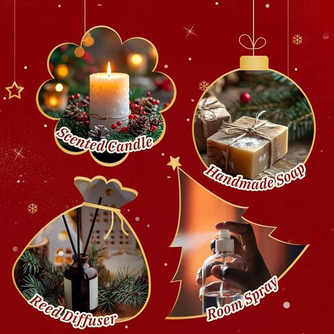 مجموعة الزيوت العطرية للرجال ، زيت العطر للناشر ، الجلود ، التبغ ، الأرز ، الويسكي البوربون ، برغموت ، روائح الشموع لصنع الشموع ، مصنع الصابون ، مجموعة زيوت النمو العطرية للرجال (6x10ml) in Kuwait