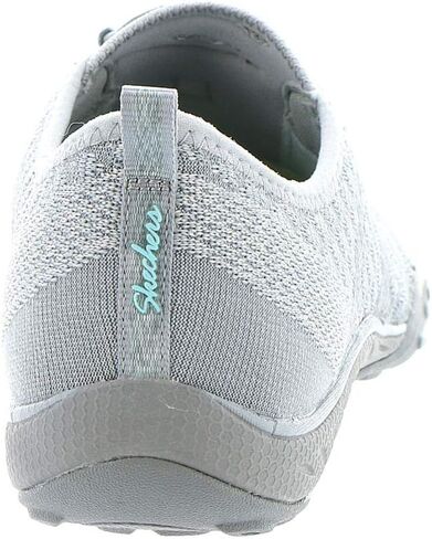 Skechers Sport Women's Breathe Easy Fortune Fashion Sneaker, White/Silver, 9.5 M US in Saudi Arabia