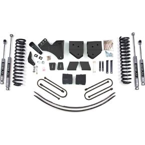 BDS1932FS | 4 Inch Full Suspension Lift Kit/Radius Arm | Diesel | Block Overload | FOX 2.0 Shocks | Compatible with Ford F250/F350 (05-07) 4WD in Kuwait
