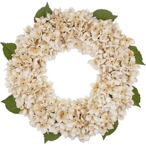 Fall Wreaths for Front Door, 24 inch Autumn Wreath with Hydrangeas Berries Large Fall Door Wreath Artificial Hydrangea Flowers Wreath Fall Decorations for Farmhouse Thanksgiving Harvest Door Wall in Saudi Arabia