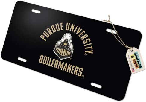 GRAPHICS & MORE Purdue Boilermakers Novelty Metal Vanity Tag License Plate in Saudi Arabia