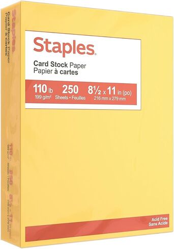 MyOfficeInnovations 490890 Cardstock Paper, 110 lbs, 8.5 x 11, Ivory, Pack of 250 in Saudi Arabia