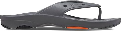 Crocs Unisex Classic All Terrain Flip Flops, Light Grey, Numeric_4 US Men in Saudi Arabia