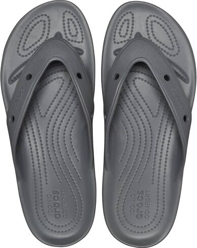 Crocs Unisex Classic All Terrain Flip Flops, Light Grey, Numeric_4 US Men in Saudi Arabia