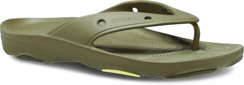 Crocs Unisex Classic All Terrain Flip Flops, Light Grey, Numeric_4 US Men in Saudi Arabia