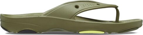 Crocs Unisex Classic All Terrain Flip Flops, Light Grey, Numeric_4 US Men in Saudi Arabia