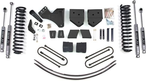 BDS1932FS | 4 Inch Full Suspension Lift Kit/Radius Arm | Diesel | Block Overload | FOX 2.0 Shocks | Compatible with Ford F250/F350 (05-07) 4WD in Saudi Arabia