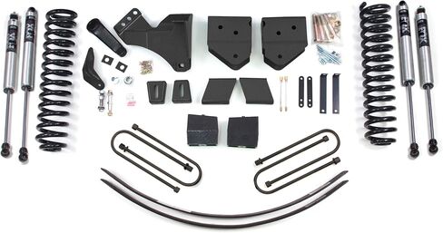 BDS1932FS | 4 Inch Full Suspension Lift Kit/Radius Arm | Diesel | Block Overload | FOX 2.0 Shocks | Compatible with Ford F250/F350 (05-07) 4WD in Saudi Arabia