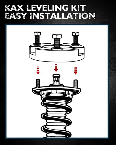 KAX 2.25" Front Leveling Lift Kits Fit for F-150, Suspensions Strut Spacers Raise the Front 2.25 inch in Saudi Arabia
