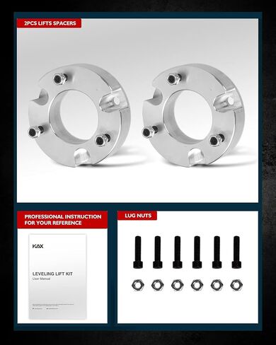 KAX 2.25" Front Leveling Lift Kits Fit for F-150, Suspensions Strut Spacers Raise the Front 2.25 inch in Saudi Arabia