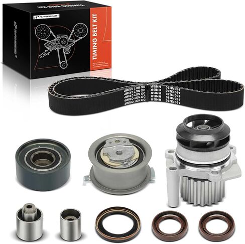 A-Premium Engine Timing Belt Kit with Water Pump Compatible with Volkswagen 2009-2014 Jetta 2.0L, 2010-2013 Golf 2.0L & Audi 2010-2013 A3 2.0L in Saudi Arabia