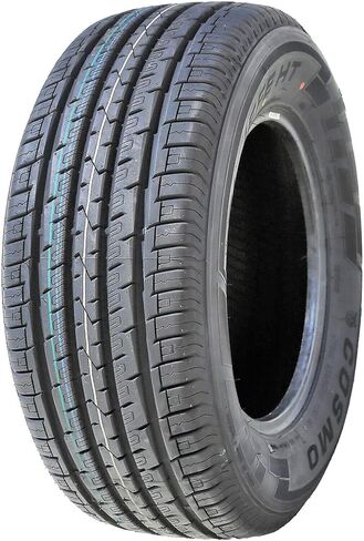 Cosmo El Jefe HT إطار نصف قطري للشاحنات/سيارات الدفع الرباعي للطرق السريعة-265/50R20 265/50/20 265/50-20 112 فولت نطاق تحميل XL 4 طبقات BSW جدار جانبي أسود UTQG 560AA in Kuwait
