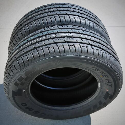 Cosmo El Jefe HT إطار نصف قطري للشاحنات/سيارات الدفع الرباعي للطرق السريعة-265/50R20 265/50/20 265/50-20 112 فولت نطاق تحميل XL 4 طبقات BSW جدار جانبي أسود UTQG 560AA in Kuwait