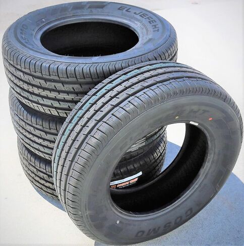 Cosmo El Jefe HT إطار نصف قطري للشاحنات/سيارات الدفع الرباعي للطرق السريعة-265/50R20 265/50/20 265/50-20 112 فولت نطاق تحميل XL 4 طبقات BSW جدار جانبي أسود UTQG 560AA in Kuwait