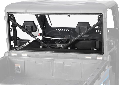 SuperATV Lightly Tinted Rear Windshield for 2019+ CFMOTO UForce 1000 | Stops Flying Mud and Debris | 1/4" Polycarbonate-250X Stronger than Glass in Saudi Arabia
