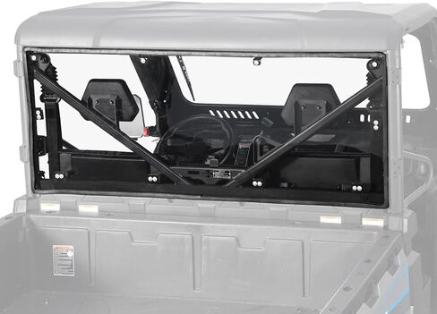 SuperATV Lightly Tinted Rear Windshield for 2019+ CFMOTO UForce 1000 | Stops Flying Mud and Debris | 1/4" Polycarbonate-250X Stronger than Glass in Saudi Arabia