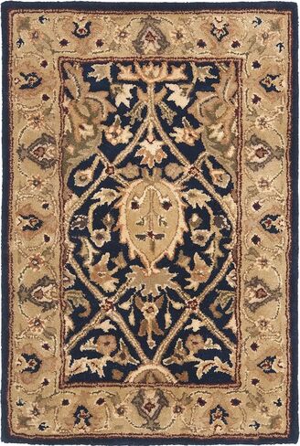 SAFAVIEH Persian Legend Collection Accent Rug - 2'6" x 4', Light Green & Beige, Handmade Traditional Wool, Ideal for High Traffic Areas in Entryway, Living Room, Bedroom (PL819A) in Saudi Arabia