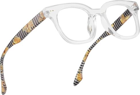 Blue Light Glasses for Woman Men - Oversized Computer Gaming Eyeglasses Anti Eyestrain Blue Light Blocking Glasses in Saudi Arabia