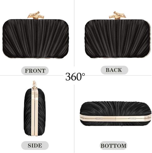 حقيبة يد نسائية للسهرة وحقيبة يد رسمية من الساتان مع سلسلة قابلة للفصل لحفلات الزفاف in Kuwait