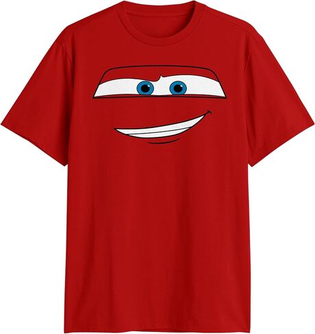 Disney Pixar Cars Lightning McQueen Tow Mater Big Face Adult T-Shirt in Saudi Arabia