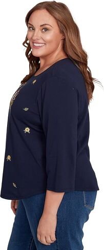 Owl Wreath Embroidered Top in Saudi Arabia