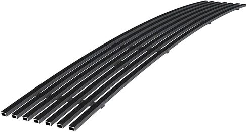 APS Compatible with Ford F-250 F-350 F-450 2020-2022 Lower Bumper Stainless Steel Black 8x6 Horizontal Billet Front Grill Grille Insert F65066J in Saudi Arabia