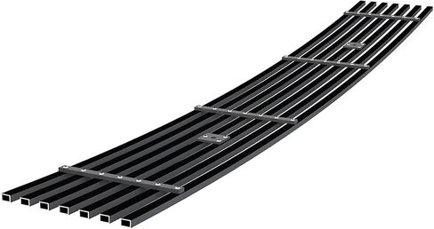 APS Compatible with Ford F-250 F-350 F-450 2020-2022 Lower Bumper Stainless Steel Black 8x6 Horizontal Billet Front Grill Grille Insert F65066J in Saudi Arabia