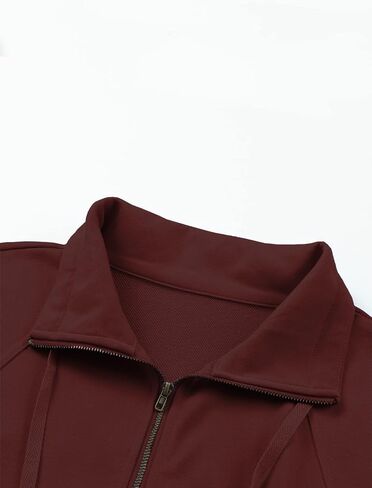 VISLILY Plus-Size-Sweatshirts for Women Oversized Half Zip Pullover Casual Long Sleeve Sweater Dressy Tops with Pocket XL-5XL in Saudi Arabia