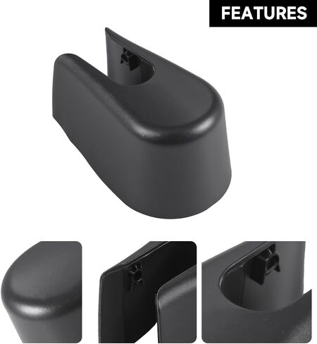 Premium Rear Windshield Wiper Arm Nut Cover Cap for Volvo V60 2014-2018 / Volvo V90 2017-2021 / XC90 2016-2022 | Weather-Resistant Plastic | Replaces 31253325 in Saudi Arabia