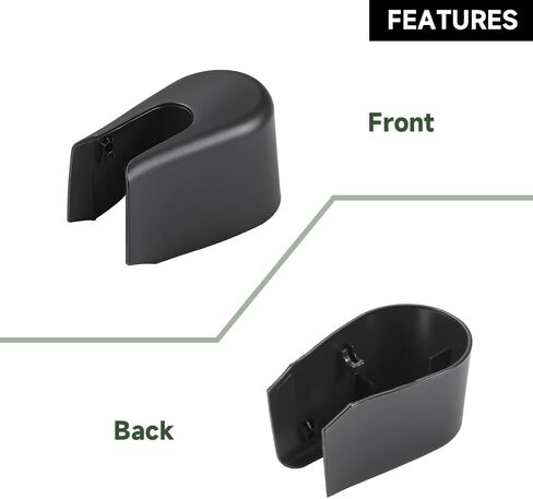 Premium Rear Windshield Wiper Arm Nut Cover Cap for Volvo V60 2014-2018 / Volvo V90 2017-2021 / XC90 2016-2022 | Weather-Resistant Plastic | Replaces 31253325 in Saudi Arabia